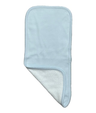 Baby Loren Pima Blue Burp Cloth