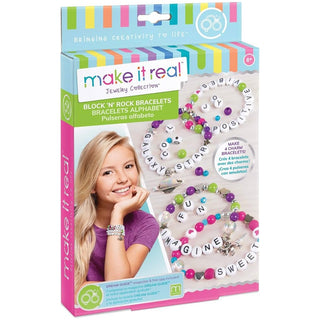 Make it Real Alphabet Bead Bracelet Set