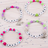 Make it Real Alphabet Bead Bracelet Set