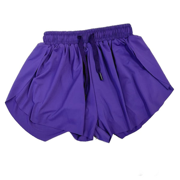 Blended Spirit Butterfly Shorts  - Purple