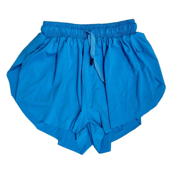 Blended Spirit Butterfly Shorts  - Bright Blue