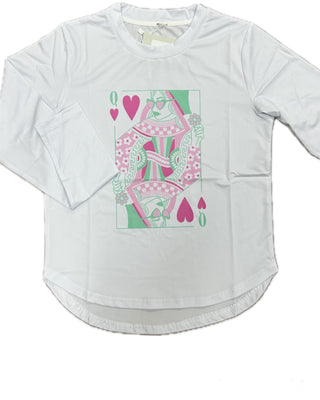 Honesty Performance Tee - Queen of Hearts
