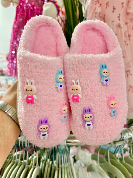 Bari Lynn Pink Cutesters Slippers