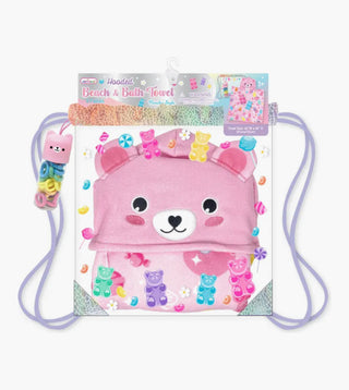 Hooded Beach & Bath Towel - Gummy Bear