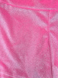 Girl Power Sparkle Velvet Set - Pink