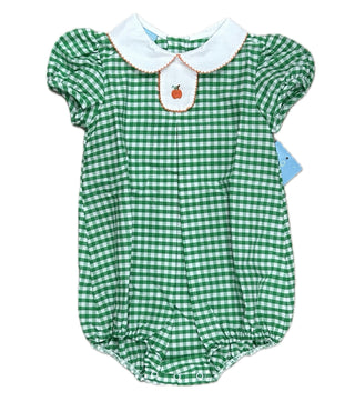 Charming Little One orange stitched Pumpkin Bubble