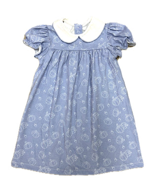 Alex & Nicole Blue Pumpkin Knit Dress