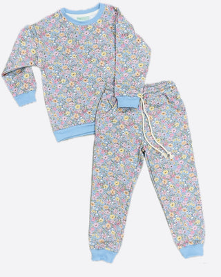 Sage & Lilly Jogger Set - Blue Floral