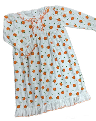 Baby Loren Pumpkin Pima Knit Gown