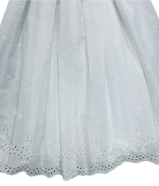 Susanne Lively White Embroidered Baptism Gown with Bonnet - 0/6M