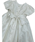 Susanne Lively Ivory Silk Baptism Gown with Seed Pearls & Bonnet - 0/6M