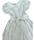 Susanne Lively Pearl Silk Dress with French Knot Detail - Size 6