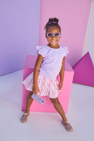 Eyelet Tank - Lilac