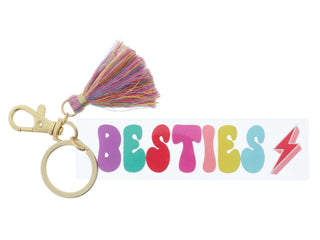 Kids Clear Acrylic Keychain with Tassel