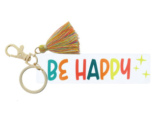 Kids Clear Acrylic Keychain with Tassel