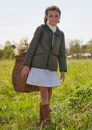 Little English Classic Quilted Jacket - Olive