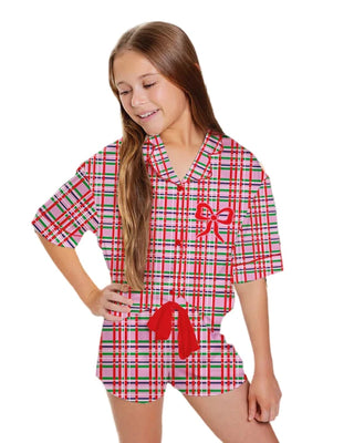 Kids Merry Magic Silky Pajama Short Set