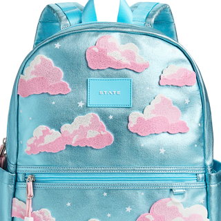 State Backpack - Kane Kids - Metallic Clouds
