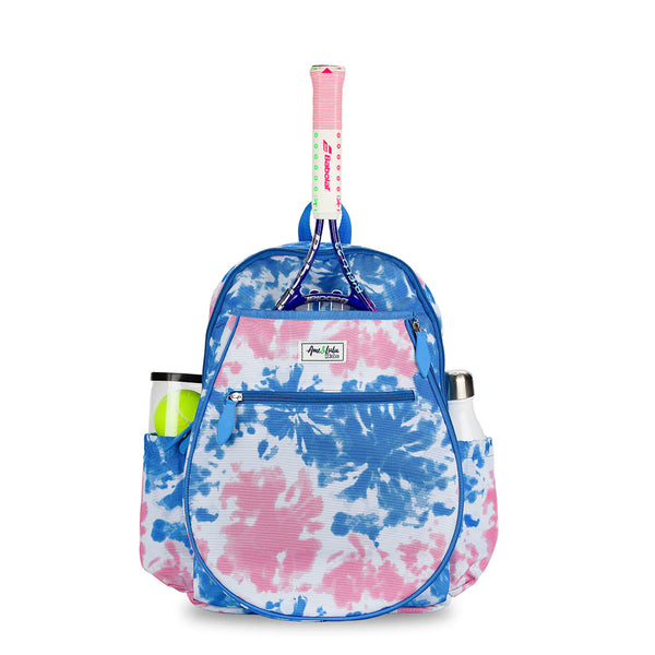 Big Love Tennis Backpack - Blue/Pink Tie Dye
