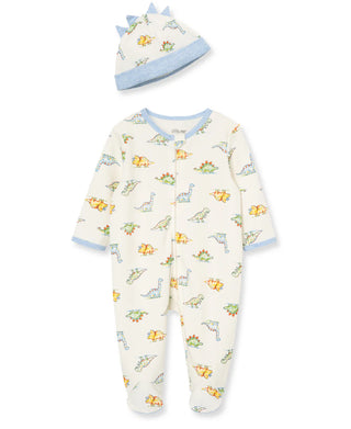 Little Me 2Pc Footie Set - Dinomite