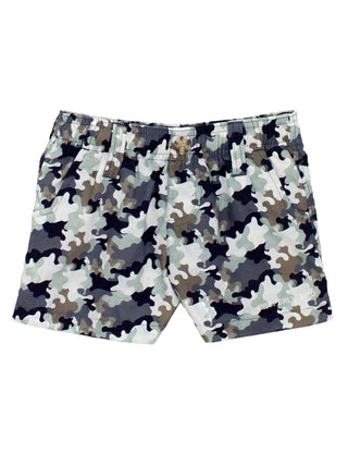Properly Tied Mallard Delta Backwater Camo Shorts