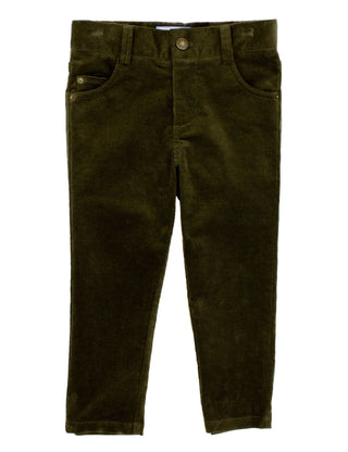 Properly Tied Boys Pinwale Cord Pant - Olive