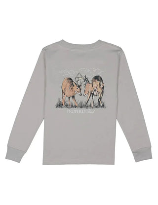 Properly Tied Boys Trophy Season Longsleeve - Ice Grey