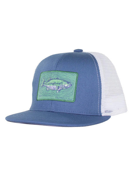 Properly Tied Boys Trucker Hat - Spotted Bass