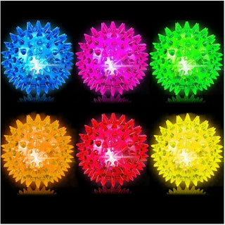 TOY TOWER Spiky Light up Ball Assorted Colors