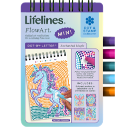 FlowArt Mini Enchanted Magic Dot-By-Letter pad