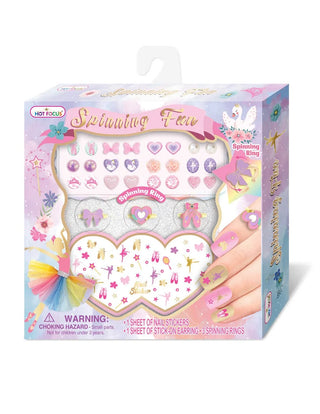 Hot Focus Spinning Ring- Ballerina Beauty
