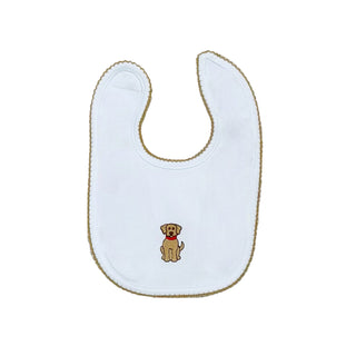 Zuccini Kids White Knit Labrador Bib