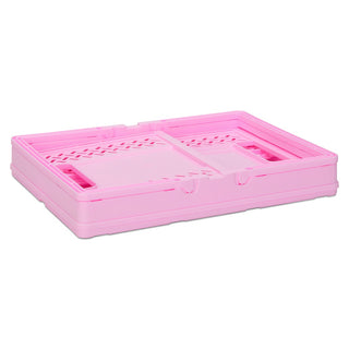 Large Foldable Storage Crate - Pink