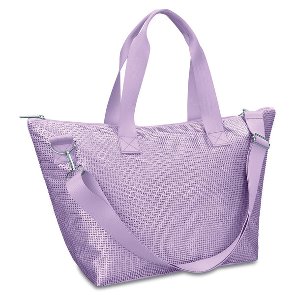 iScream Lavender Rhinestone Overnight Bag