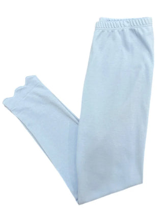 Sage & Lilly Scallop Leggings - Blue
