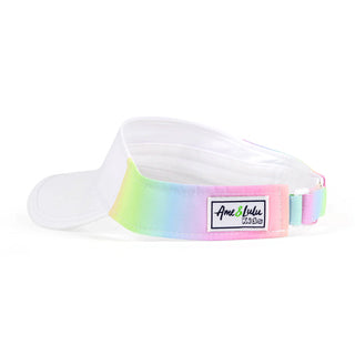 Little Love Tennis Visor - Rainbow Sherbert