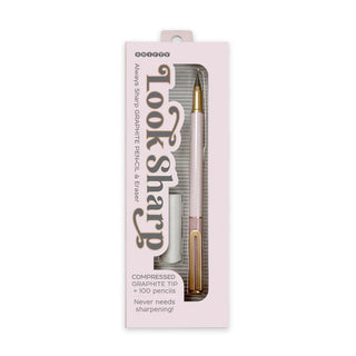 Snifty Look Sharp Pencil and Eraser Set - Blush