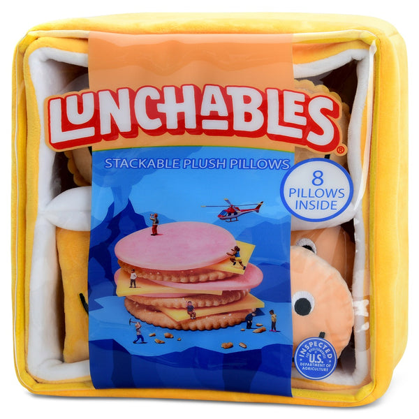 iScream Lunchables Turkey and Cheese Packaging Fleece Plush
