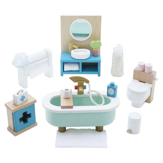 Daisylane Wooden Dollhouse Bathroom Furniture