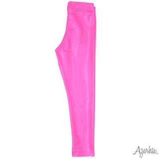 Azarhia Christmas Shimmer Leggings - Hot Pink