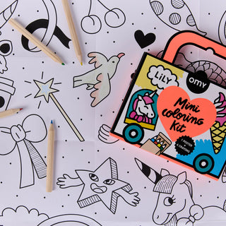 Omy Pro Mini Pocket Coloring- Unicorn