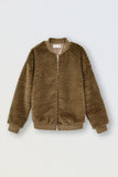 Molly Bracken Brown Faux Fur Jacket