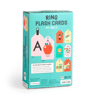 Mudpuppy Ring Flash Cards - My ABCs