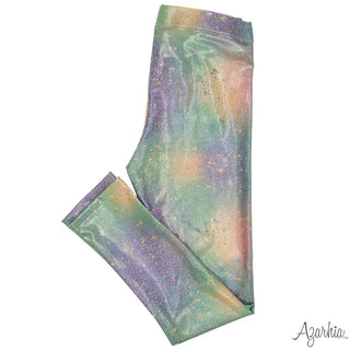 Azarhia Mardi Gras- Shimmer Splatter Leggings