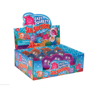 Easy Squeezy Sea Suctionz - Squishy Sea Life Balls (Assorted)