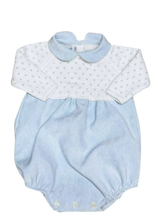 Collar Dot Corduroy Bubble