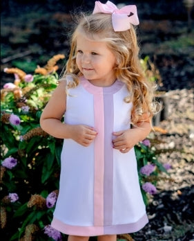 Collins Pink & Purple A-Line Knit Dress