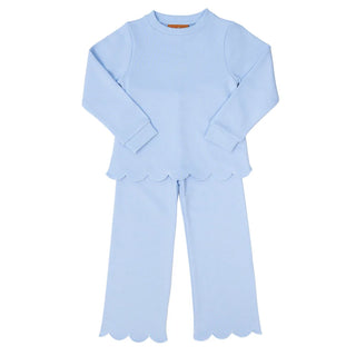 Scottie Scalloped Set - Blue