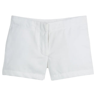 Little English Mini Short Twill - White