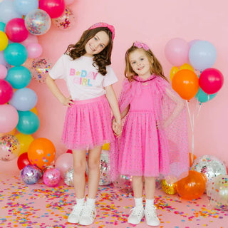 Sweet Wink Raspberry Rhinestone Tutu